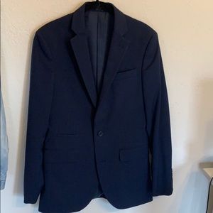 Men’s suit coat navy 36R slim